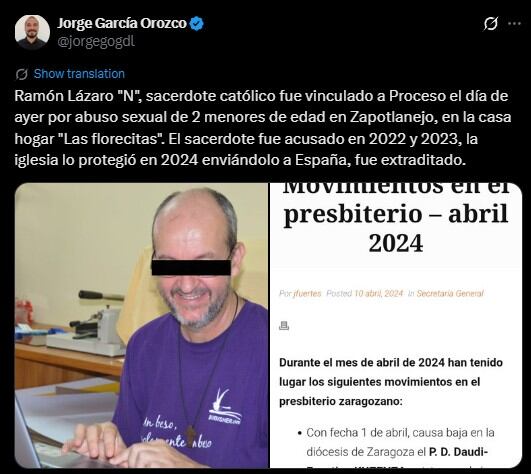 47dko77yyrhnle3xoppibhtkdu Sacerdote extraditado es procesado en Jalisco por abuso