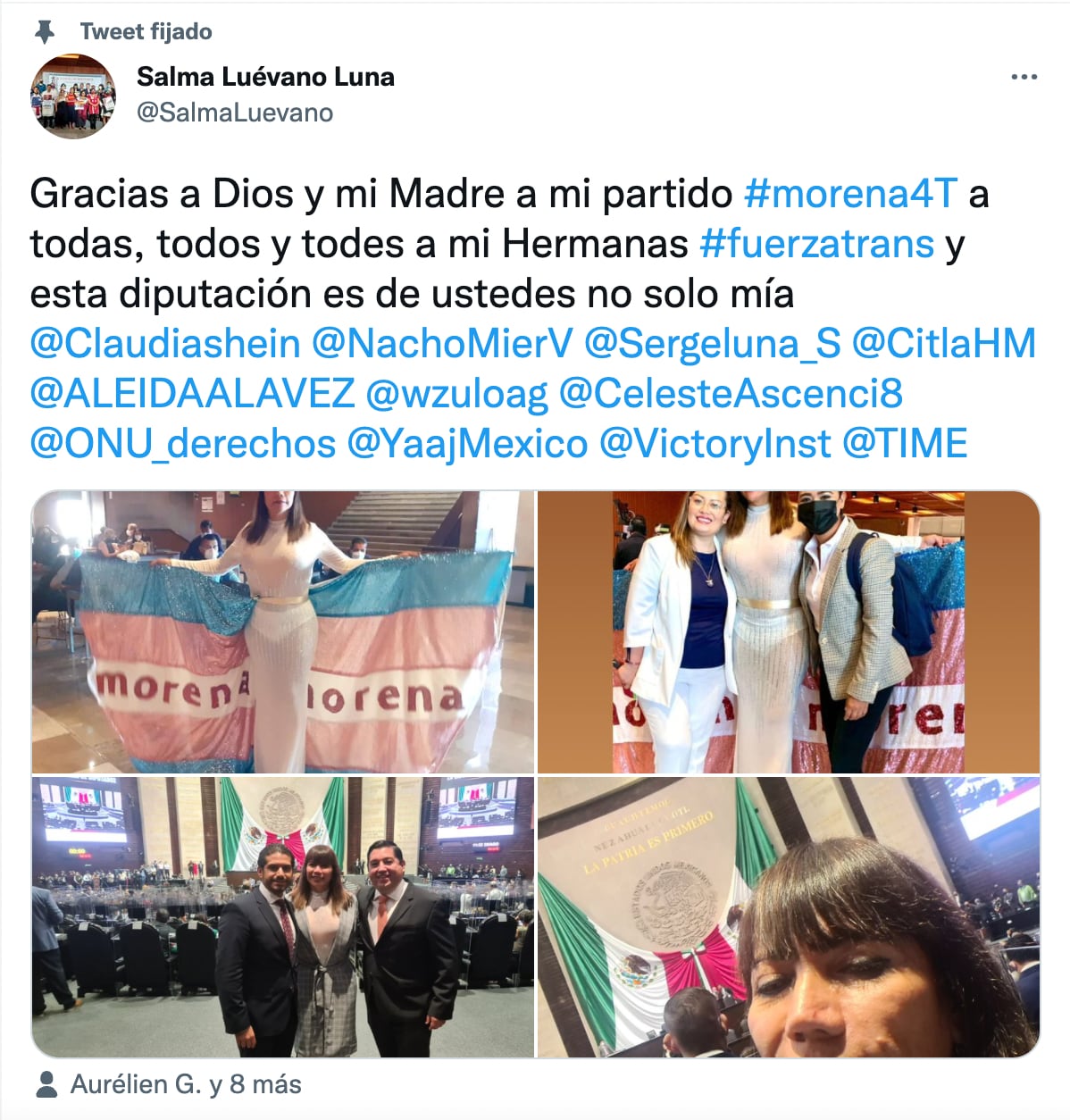 Salma Luévano, diputada de Morena