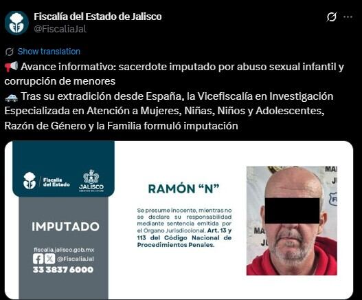 lkfe3ghwdrhvfb6p4nn6goalmm Sacerdote extraditado es procesado en Jalisco por abuso