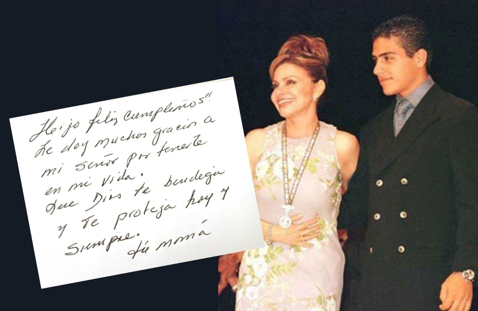 El mensaje de María Sorté a García Harfuch por su cumpleaños