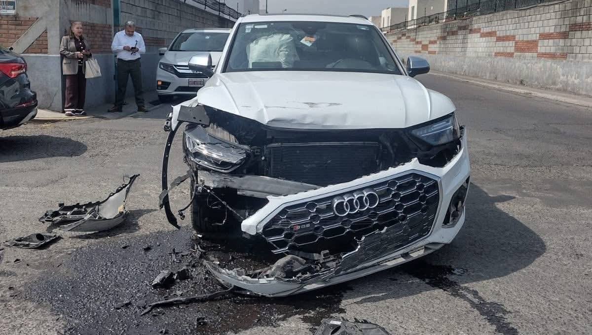 Camioneta chocada de Wblester Santiago