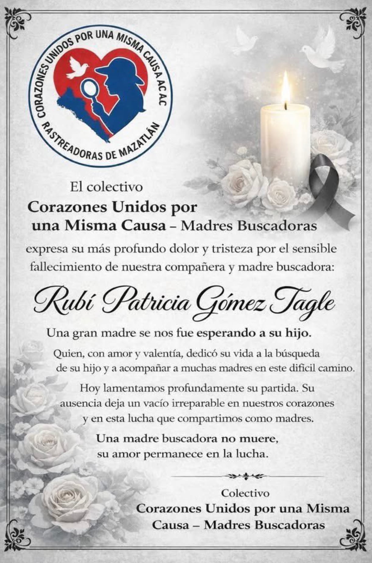 szdoganysva7piao2jyyzdgvjm Corazones unidos por una misma causa A.C. lamenta la muerte de Rubí Patricia Gómez Tagle