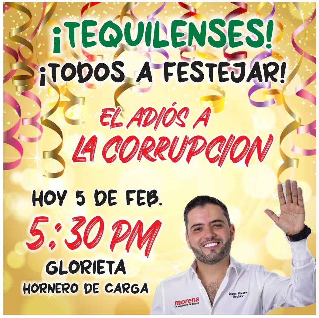 Celebran captura de Diego Rivera Navarro en Tequila