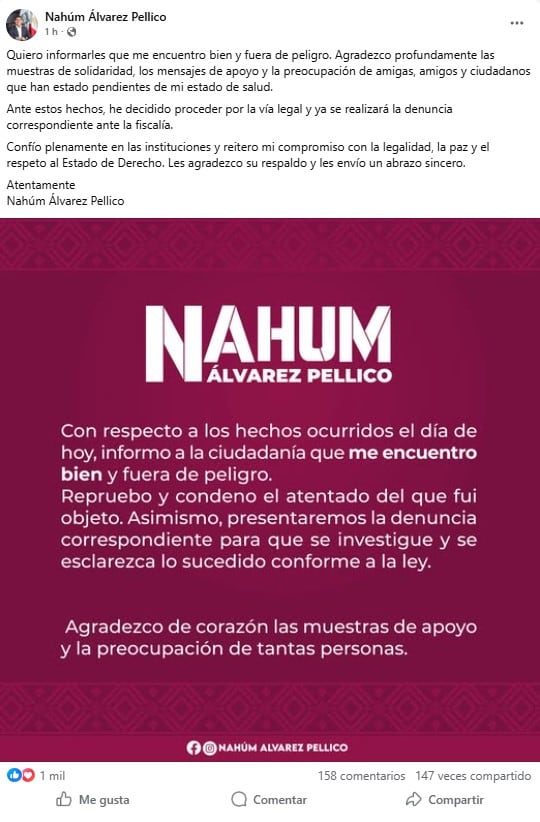 Veracruz: Exalcalde de Ixtaczoquitlán fue atacado a balazos