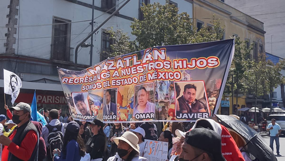 Protesta por cuatro desaparecidos en Mazatlán