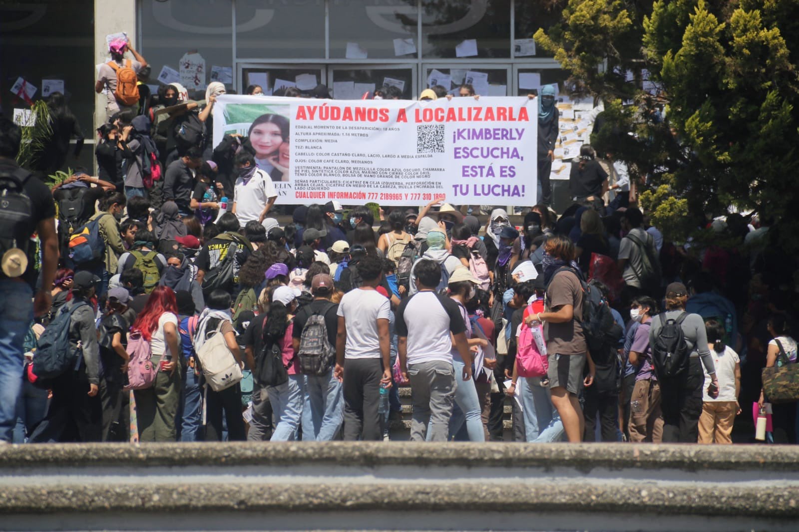 La comunidad de la UAEM se une para buscar a Kimberly Joselin Ramos