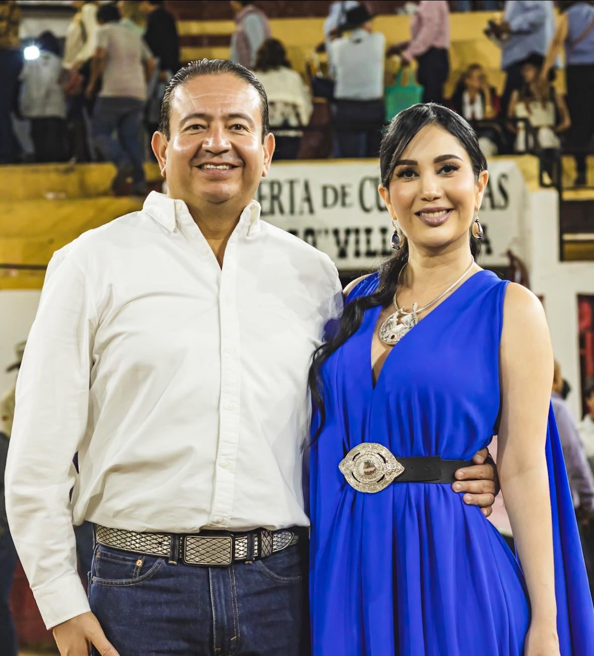 Gustavo Robles Martínez y su esposa Lorena Díaz Zuazo.