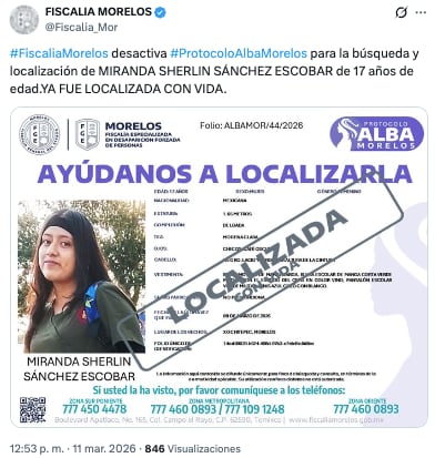 aubadifu4vdsrlzgh53yjfgpyi Hallan con vida a Miranda Sherlin Sánchez