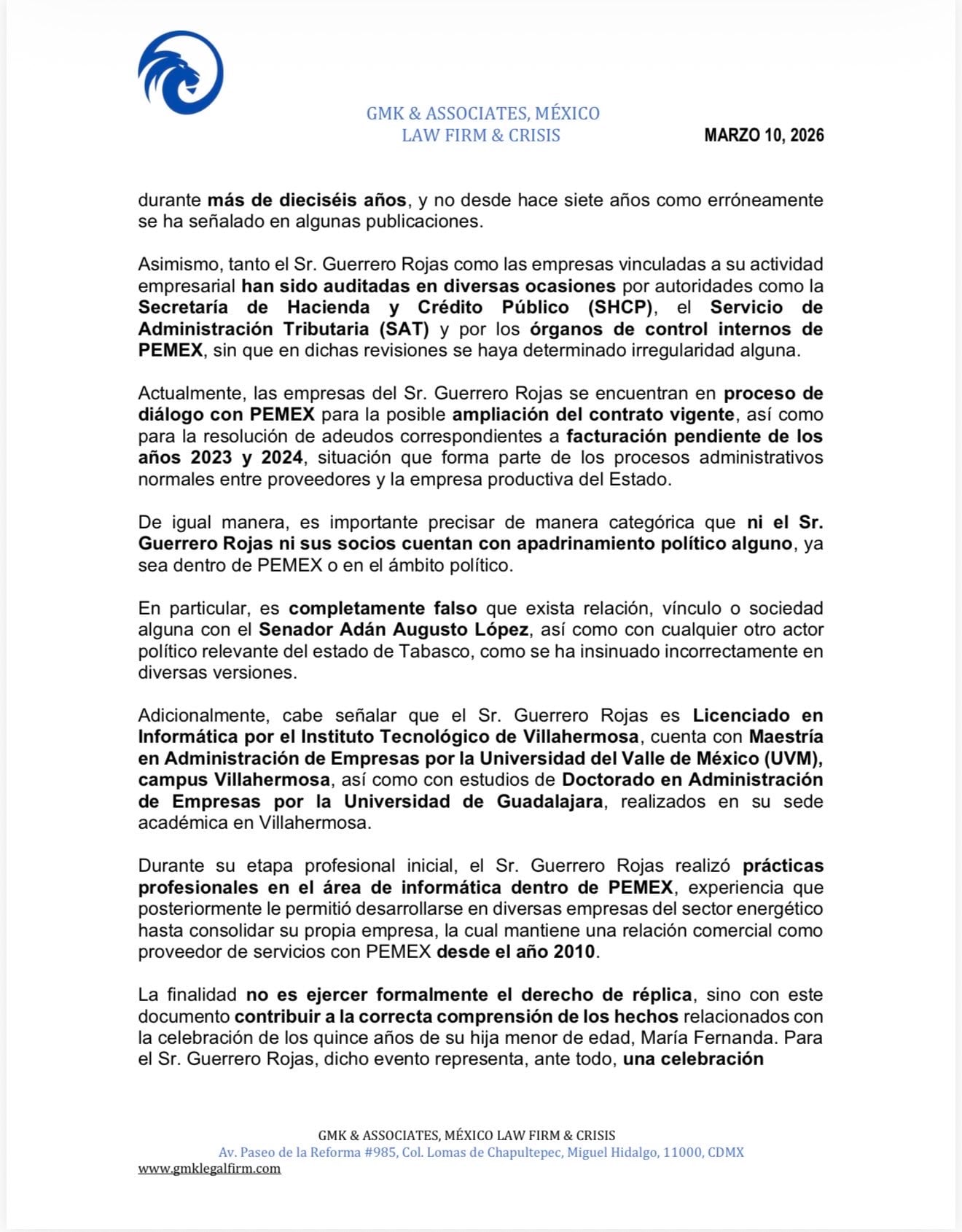 bksczjocbbcg5hgezpirqh5sum Comunicado Juan Carlos Guerrero Rojas