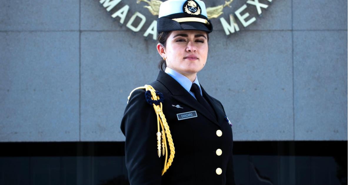 ¿Quién es Gloria Cházaro?  La primera mujer teniente murió en junio pasado