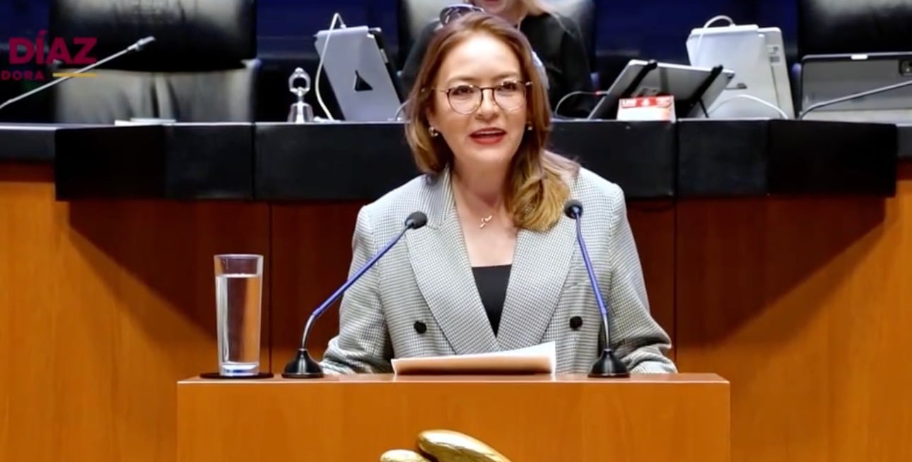 Verónica Díaz Robles, senadora de Morena por Zacatecas.