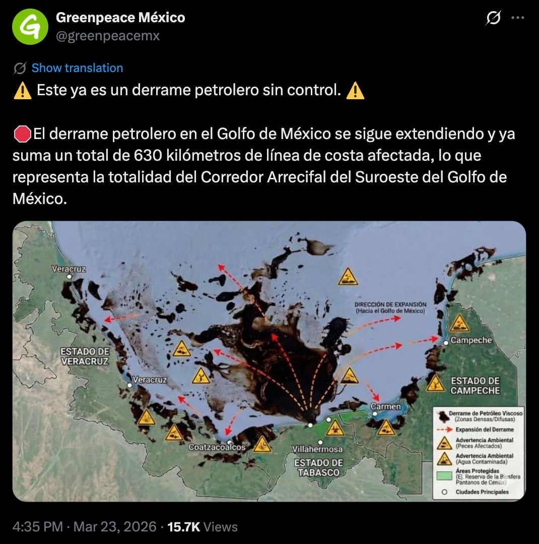fufk4dckcfgojpymdzku746ff4 Greenpeace alerta daños en arrecifes del Golfo de México por derrame de petróleo
