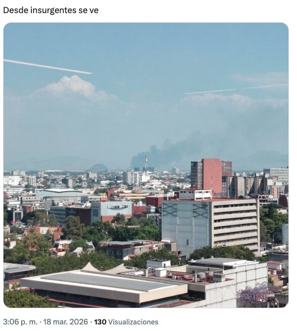 incendio en Santa Martha se pudo ver hasta Insurgentes