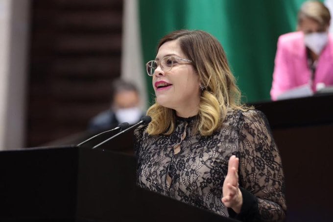 Lilia Aguilar Gil en la Cámara de Diputados