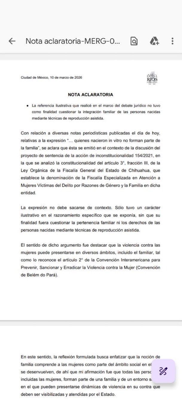 kjwat2yeejcdpgcs6qle765vue Ministra de la SCJN pide no sacar de contexto su declaración sobre fecundación in vitro