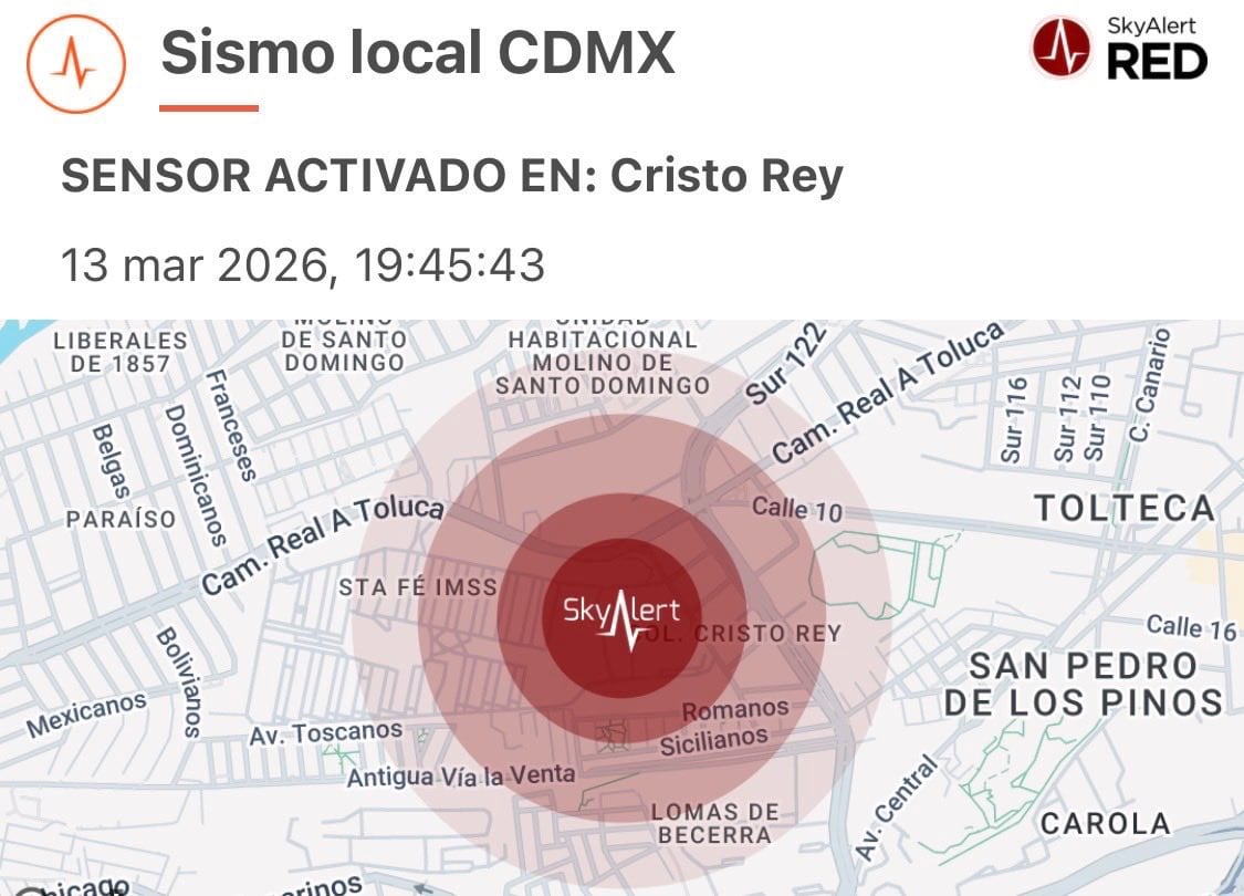 Microsismo en alcaldía Álvaro Obregón de CDMX