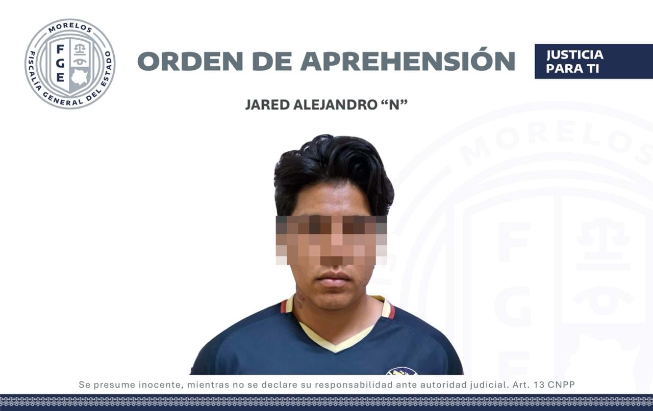 Jared Alejandro "N", sospechoso de la desaparición de Kimberly Joselyn.