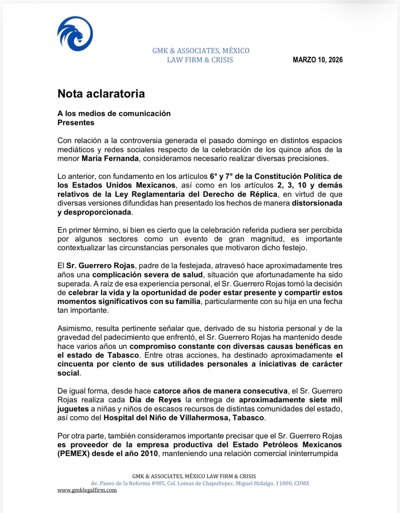 pb6qgq3rszbijndvodo65ro42m Comunicado Juan Carlos Guerrero Rojas