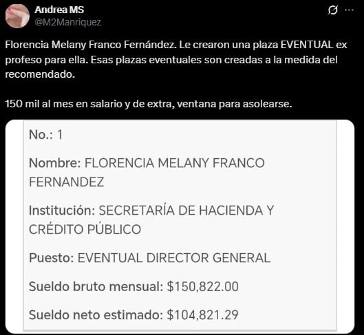 Ya identificaron a la mujer que se asoleaba en Palacio Nacional