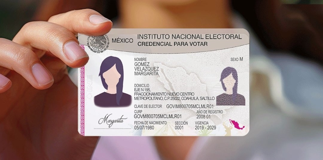Credencial del INE