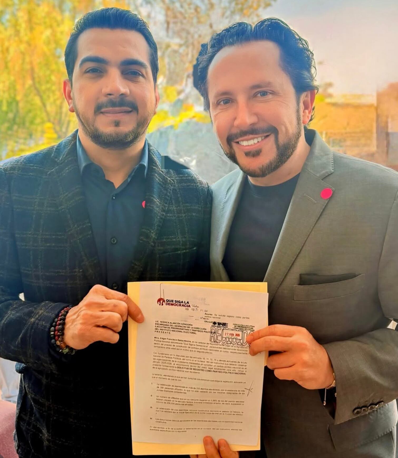 Edgar Garza, presidente nacional de Que siga la democracia