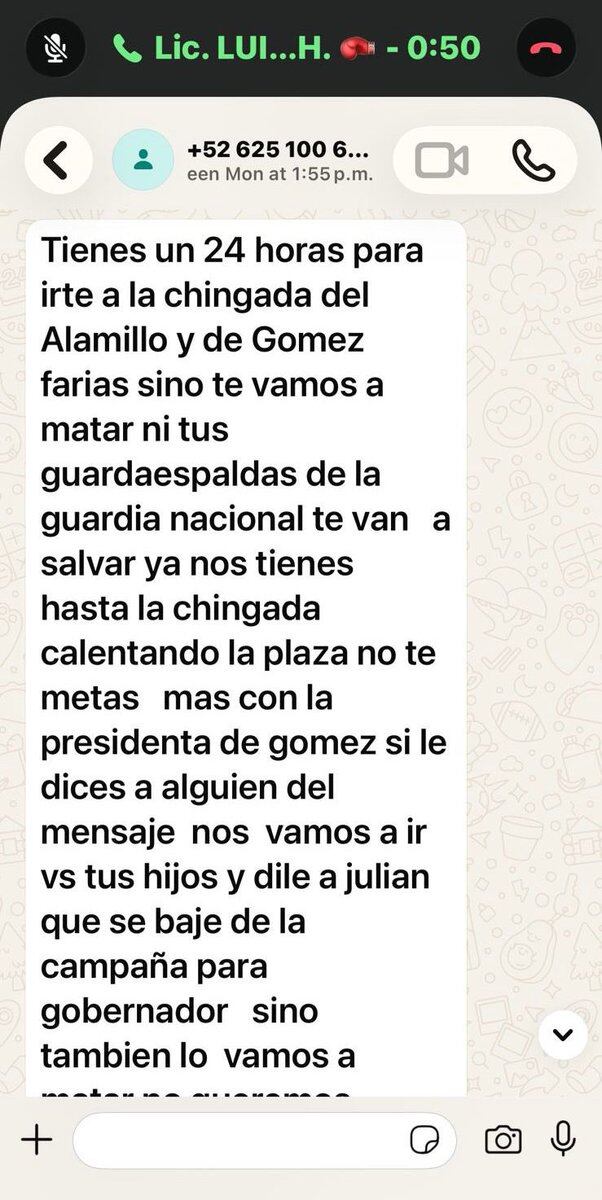 Julián LeBarón denuncia amenazas por candidatura en Chihuahua y pide apoyo a Harfuch