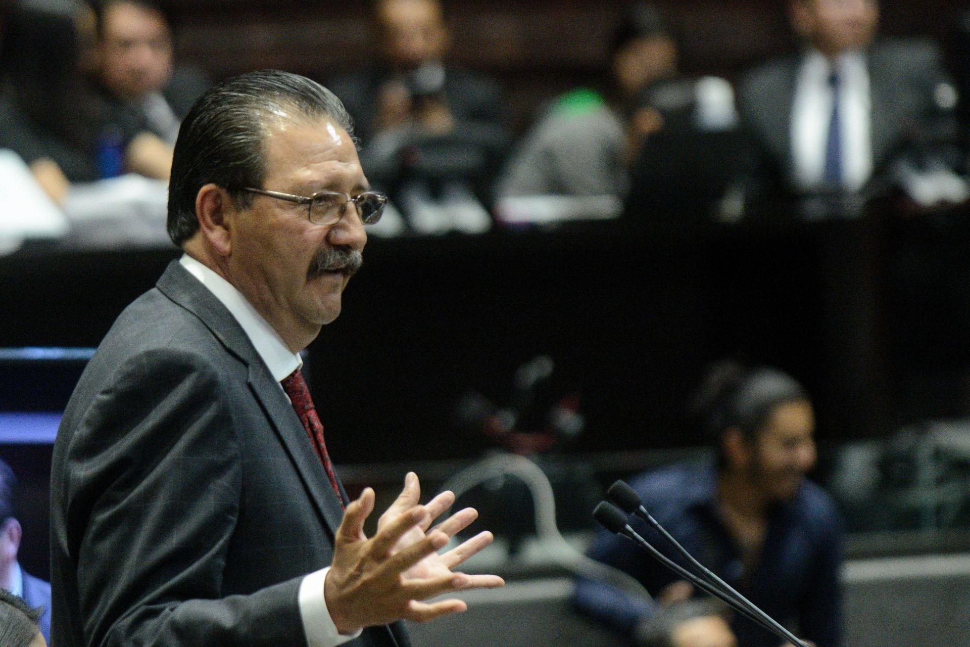 Reginaldo Sandoval, coordinador del Partido del Trabajo en la Cámara de Diputados
