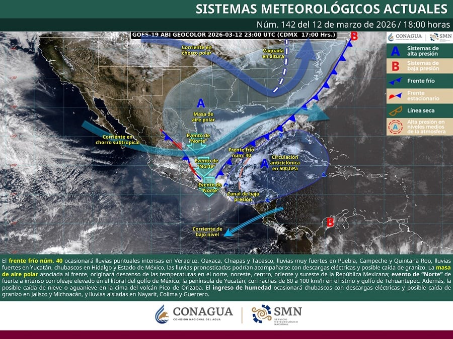 zvlj7dpsbrarlaovw5m2a7aote Esperan lluvias fuertes en estos estados para el viernes 13 de marzo