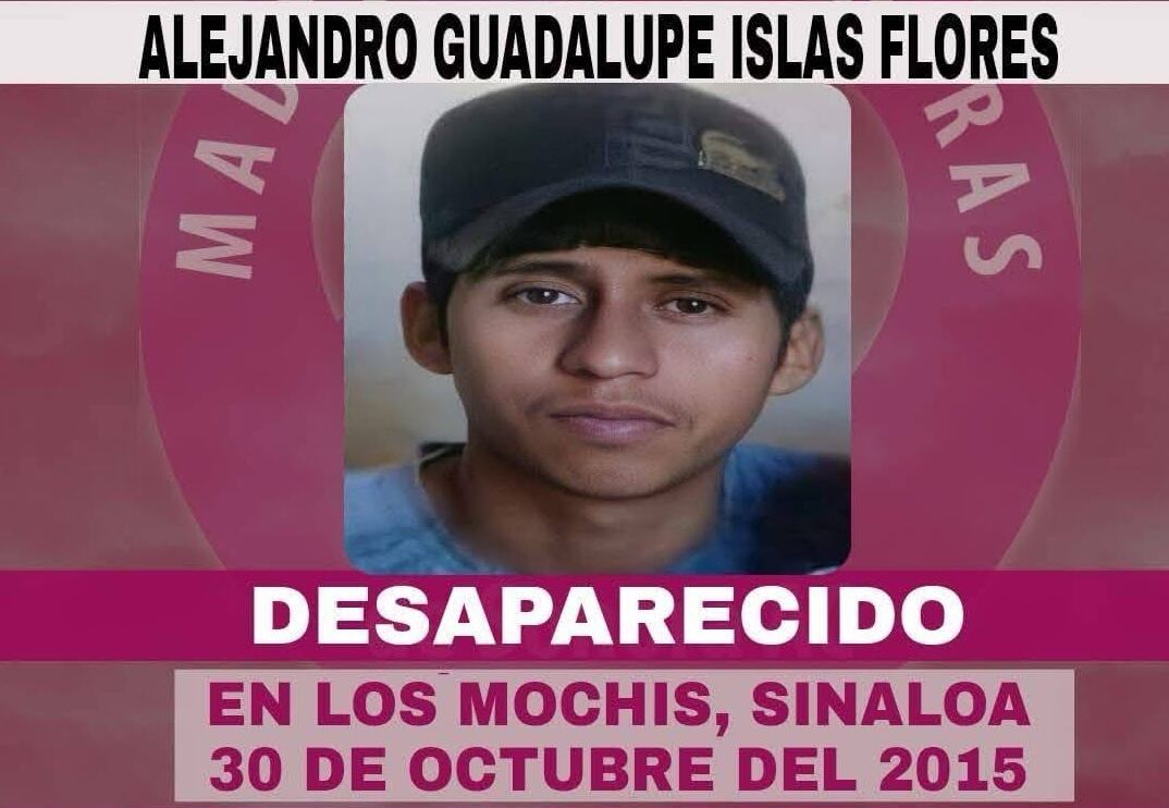 Alejandro Guadalupe Islas, hijo de Ceci Flores sigue desaparecido
