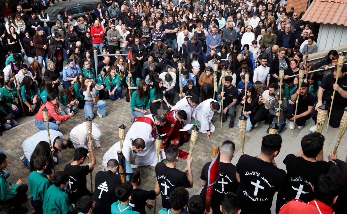 "Somos gente cristiana pacífica": sur de Líbano celebra la Semana Santa en medio de bombas - celebracion-de-la-semana-santa-en-libano