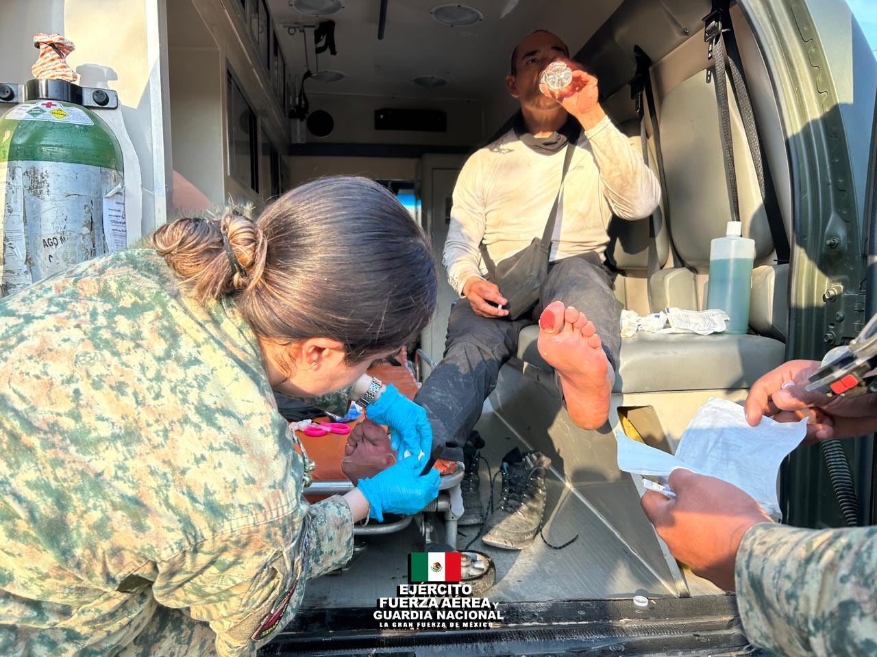 Imágenes del rescate del ingeniero de N+ en Sinaloa