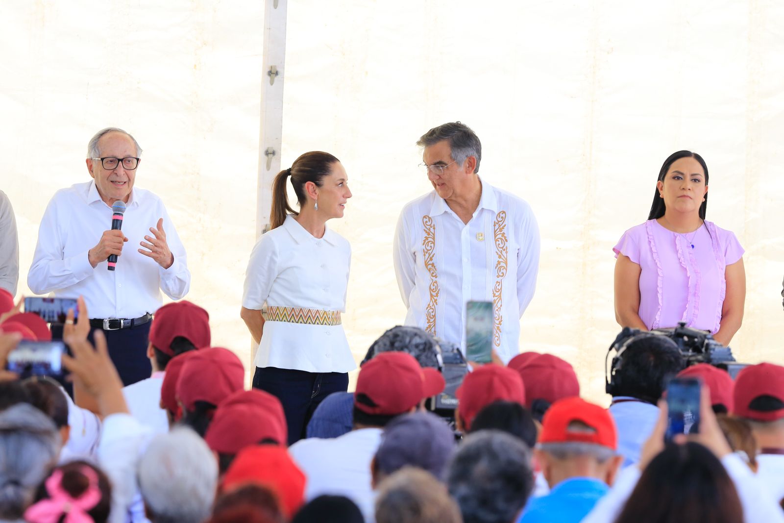 Claudia Sheinbaum pone en marcha en Tamaulipas programa Salud Casa por Casa y reconoce labor del gobernador Américo Villarreal