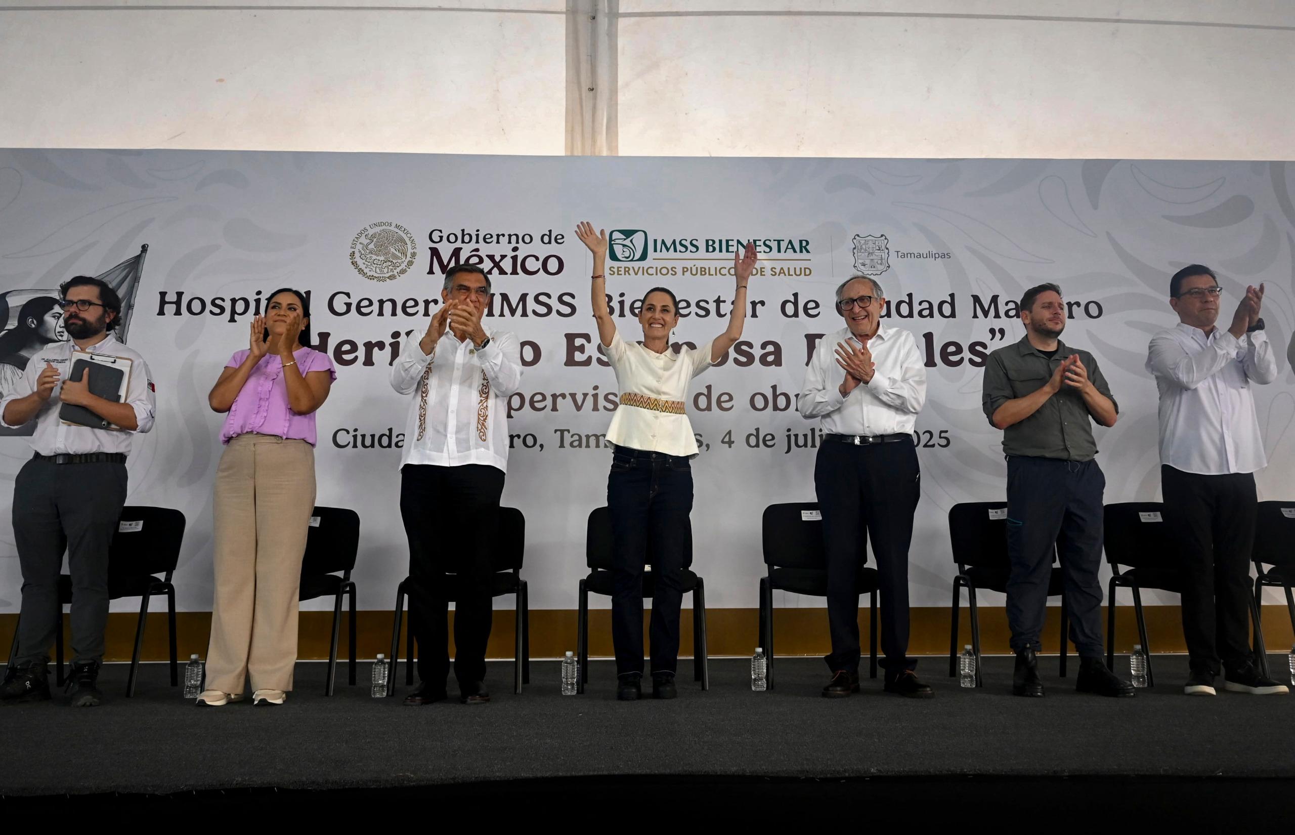 SUPERVISIÓN DE OBRA EN EL HOSPITAL GENERAL DEL IMSS BIENESTAR EN CIUDAD MADERO, TAMAULIPAS