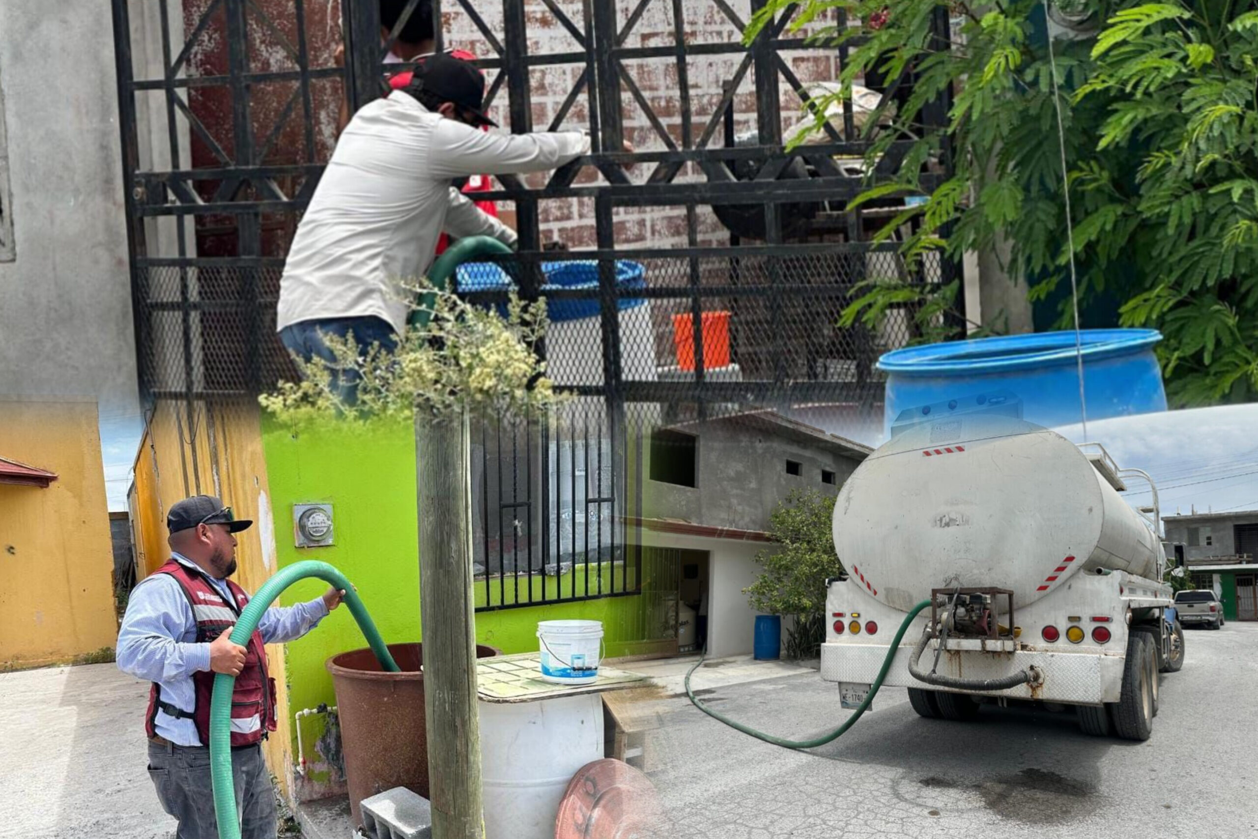 Atienden COMAPA y Municipio emergencia por escasez de agua