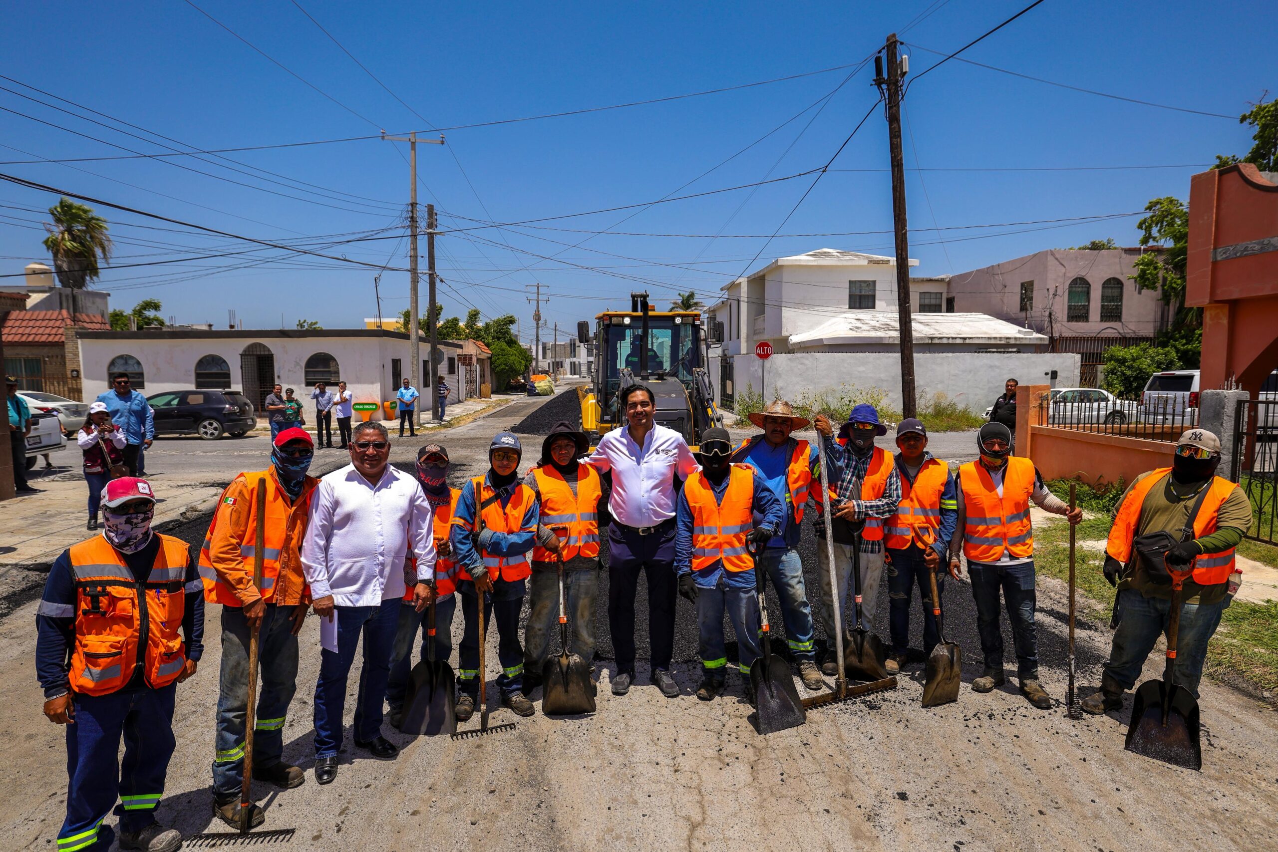 Rehabilita Gobierno de Reynosa vialidades en la colonia Ribereña