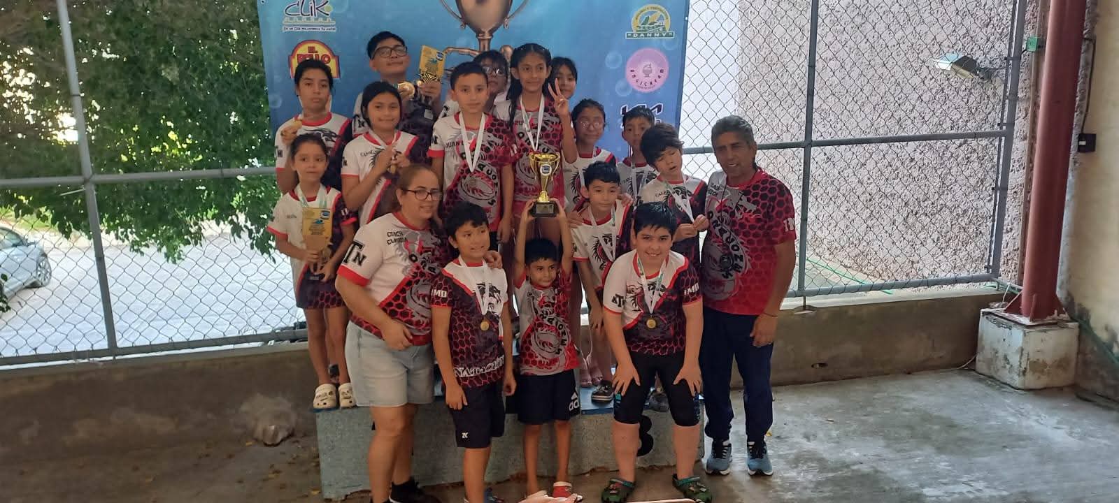 Logra equipo de Natación del IMD destacada participación Estatal
