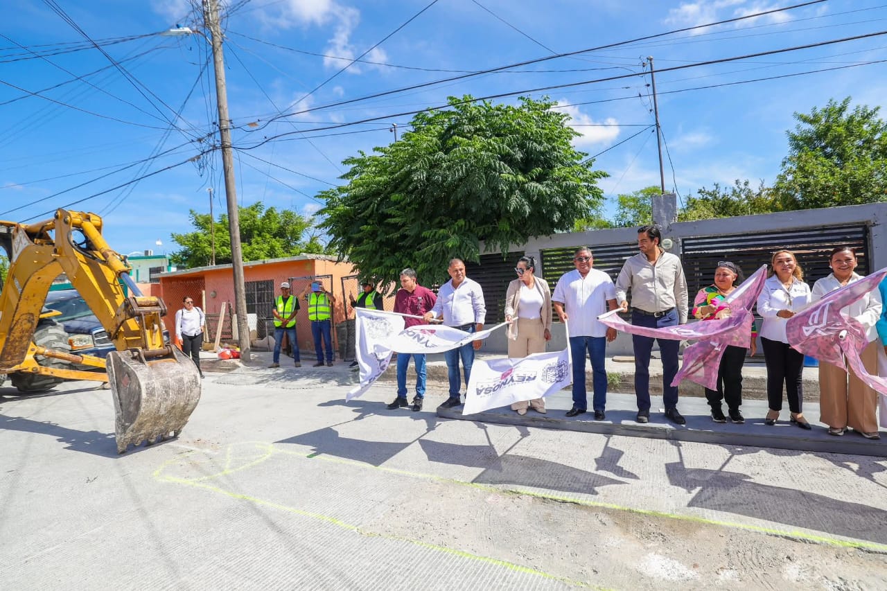 Arranca obra de drenaje sanitario en colonia Narciso Mendoza; Alcalde llama a vecinos a involucrarse