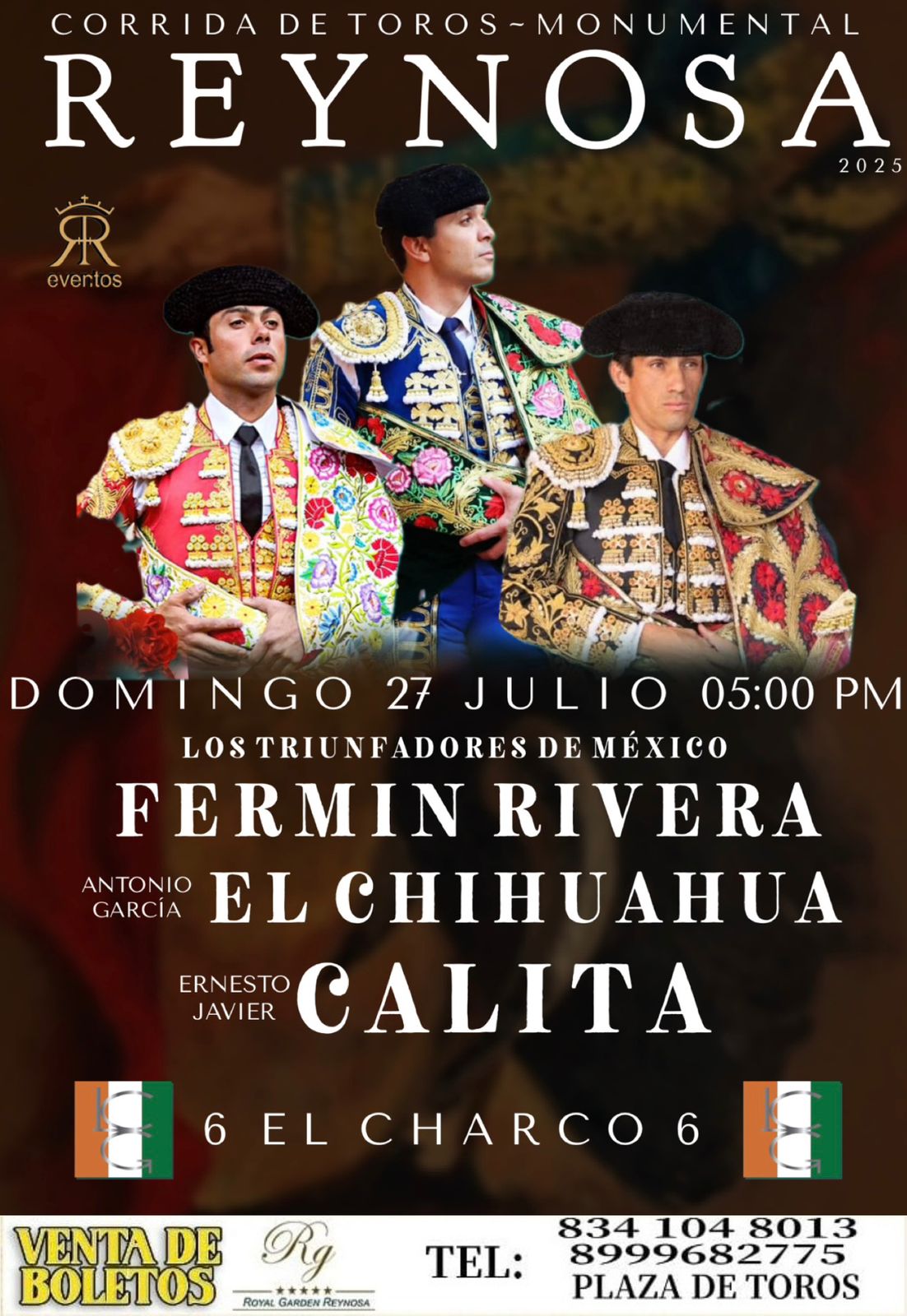 Anuncian gran corrida de toros en Reynosa con figuras del toreo nacional