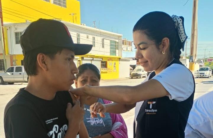 Continúa campaña de vacunación en Reynosa