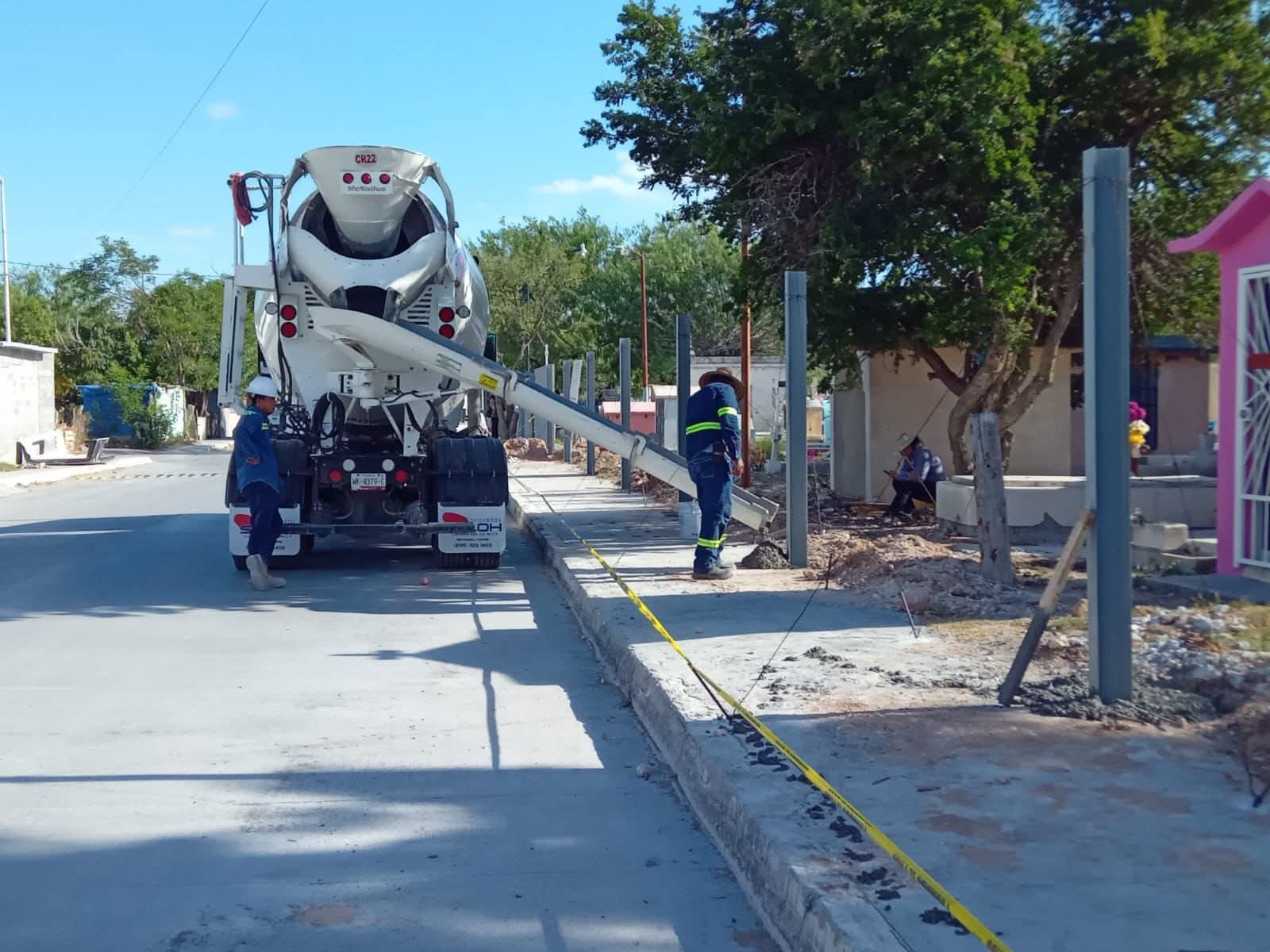 Protege Gobierno de Reynosa el panteón Lampacitos con barda perímetral