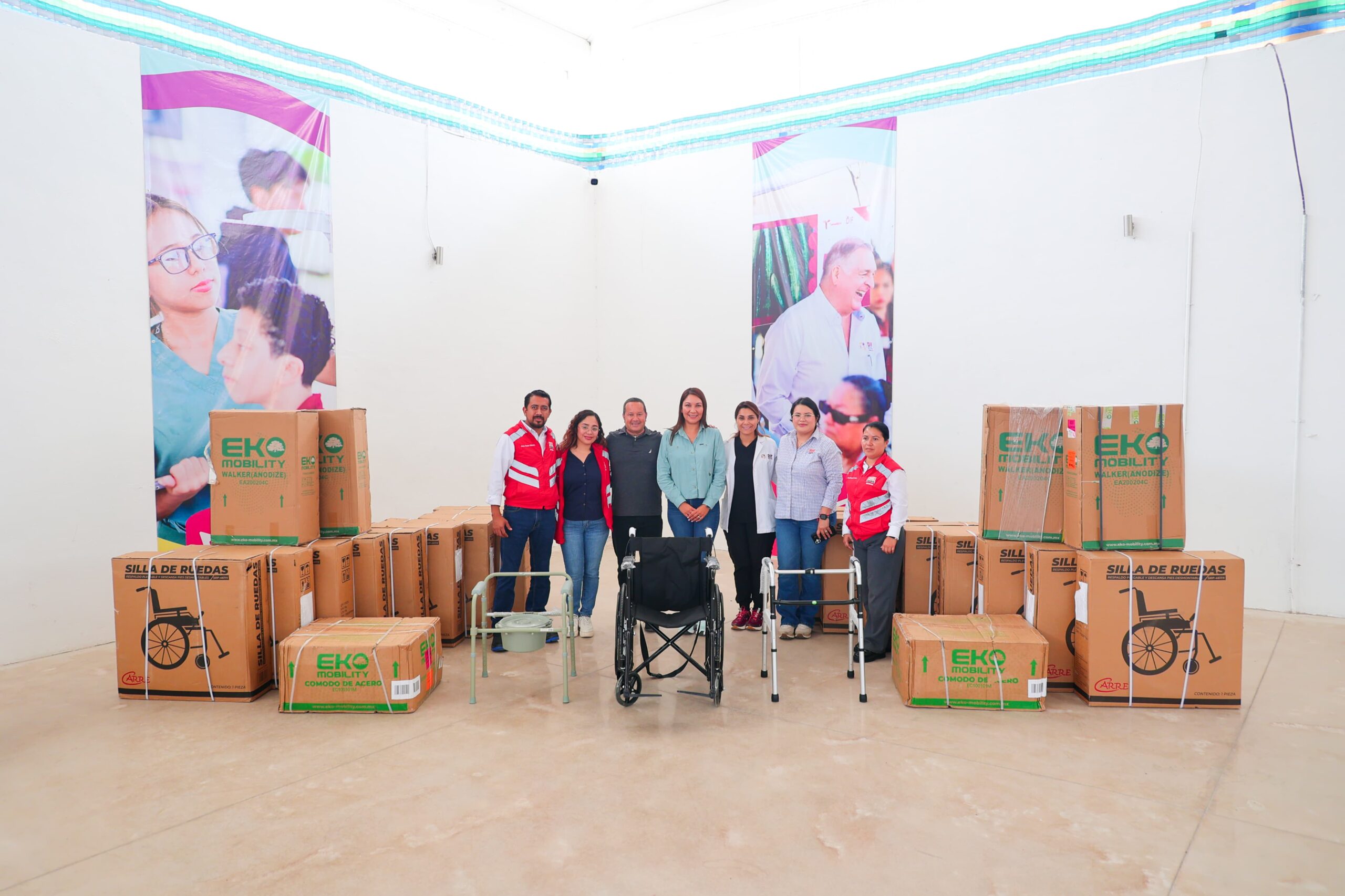 Fortalece DIF-Reynosa programas con donación de CEDIS OXXO